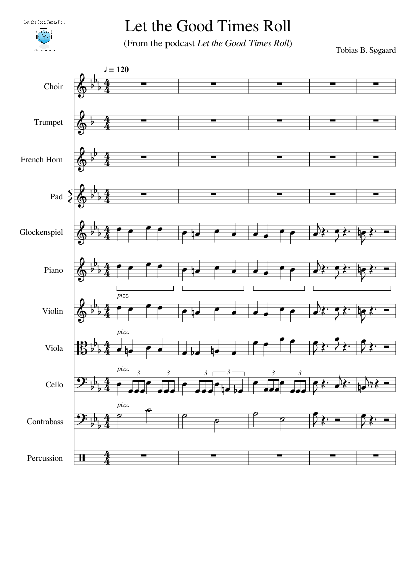 Let The Good Times Roll Sheet Music For Piano, Vocals, Trumpet In B ...