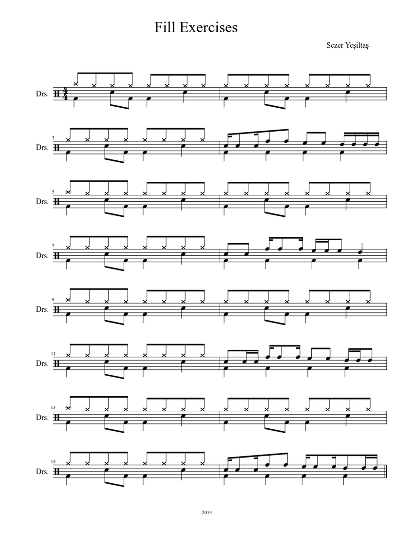 Basic Fills - piano tutorial