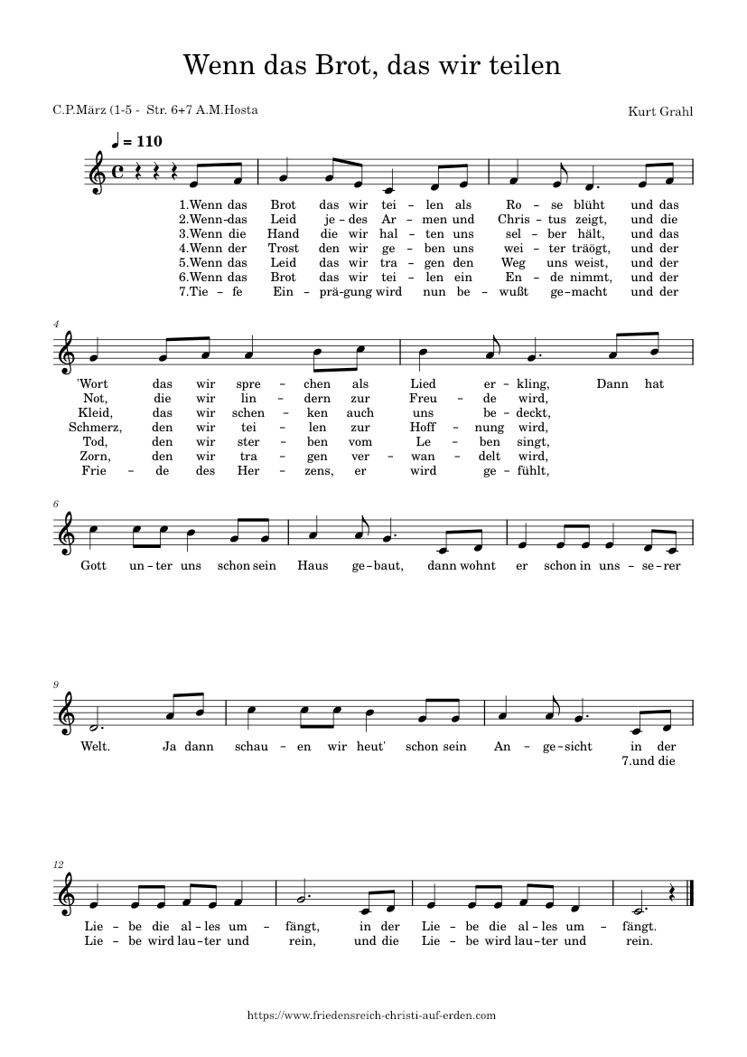 Wenn_das_Brot,_das_wir_teilen Sheet music for Guitar (Solo)