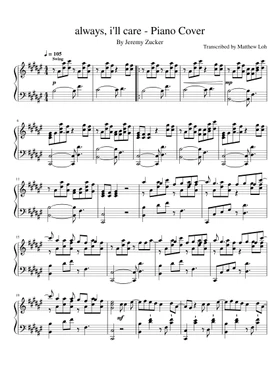 Free Jeremy Zucker sheet music | Download PDF or print on Musescore.com