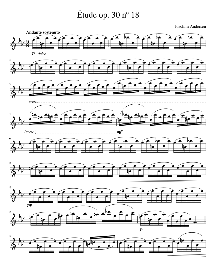 24 Etudes for Flute Op.30