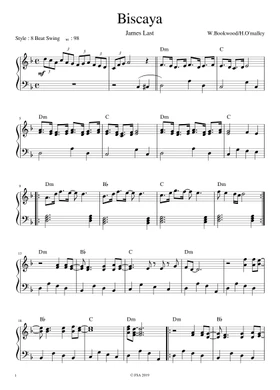 am golf von biscaya by Freddy Quinn free sheet music | Download PDF or  print on Musescore.com