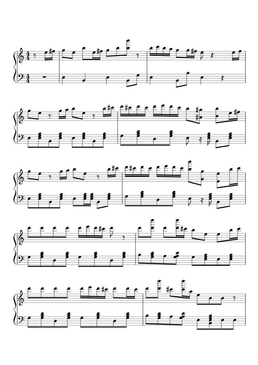 Angry Birds Theme Song Sheet Music For Piano Solo Musescore Com