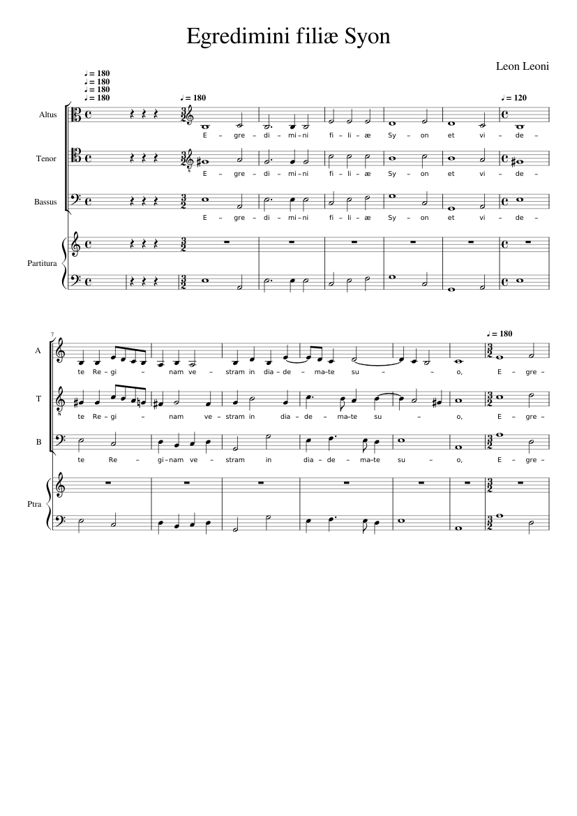 Egredimini filiæ Syon