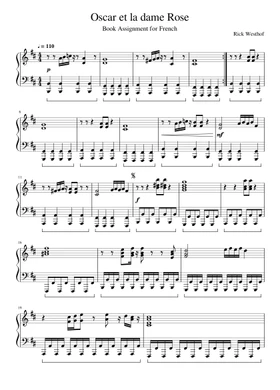 Free Oscar et la dame Rose by Rick Westhof sheet music | Download PDF or  print on Musescore.com