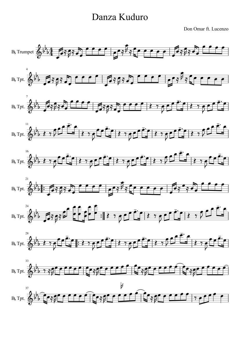 Lucenzo - Danza Kuduro (feat. Don Omar) | Klangio Song Search, image size:827x1169