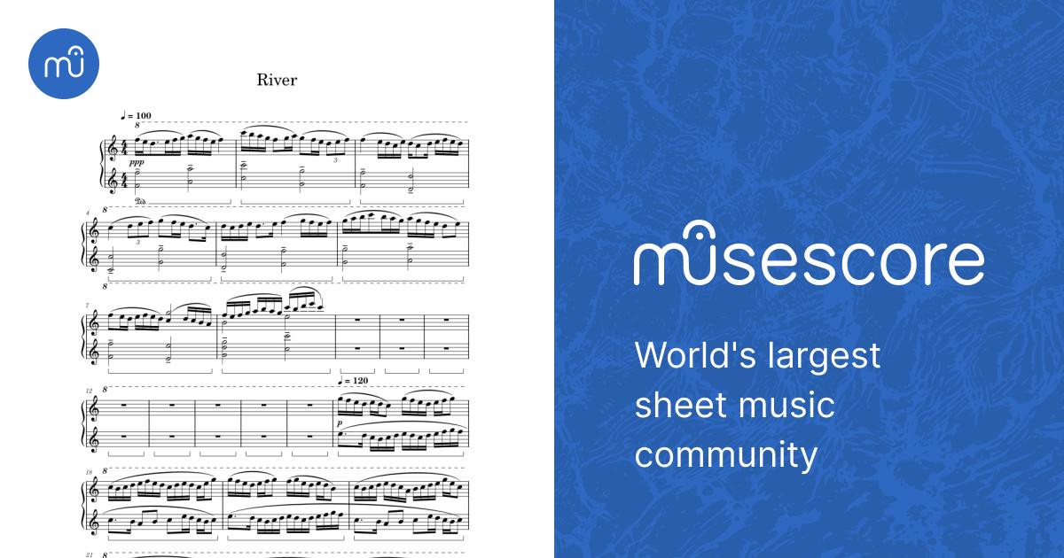 River Sheet Music For Piano Solo Musescore river-sheet-music-for-piano-solo-musescore