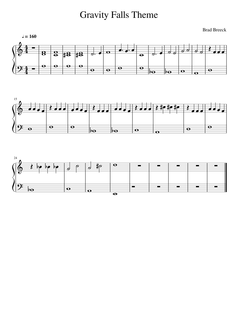 Gravity Falls Theme