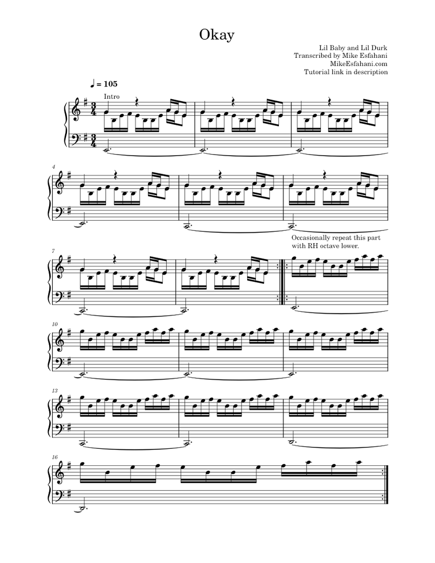 okay-lil-baby-and-lil-durk-sheet-music-for-piano-solo-musescore