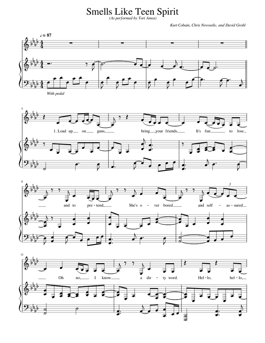 Smells like минус. Tori Amos smells like teen Spirit Ноты для фортепиано. Smells like teen Spirit на пианино Ноты. Smells like teen Spirit Ноты для фортепиано. Nirvana smells like teen Spirit Ноты для фортепиано.
