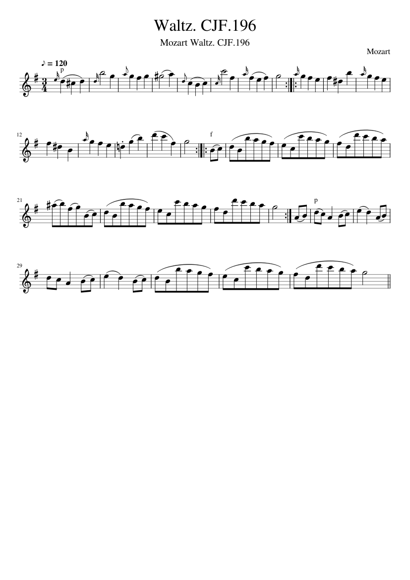 Waltz. CJF.196