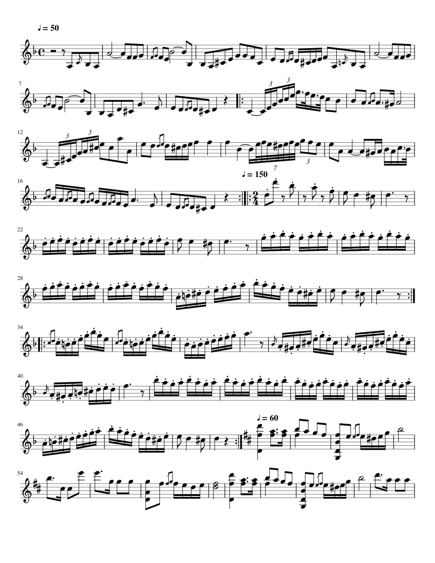 Czardas Sheet music for Violin (Solo) | Download and print in PDF or