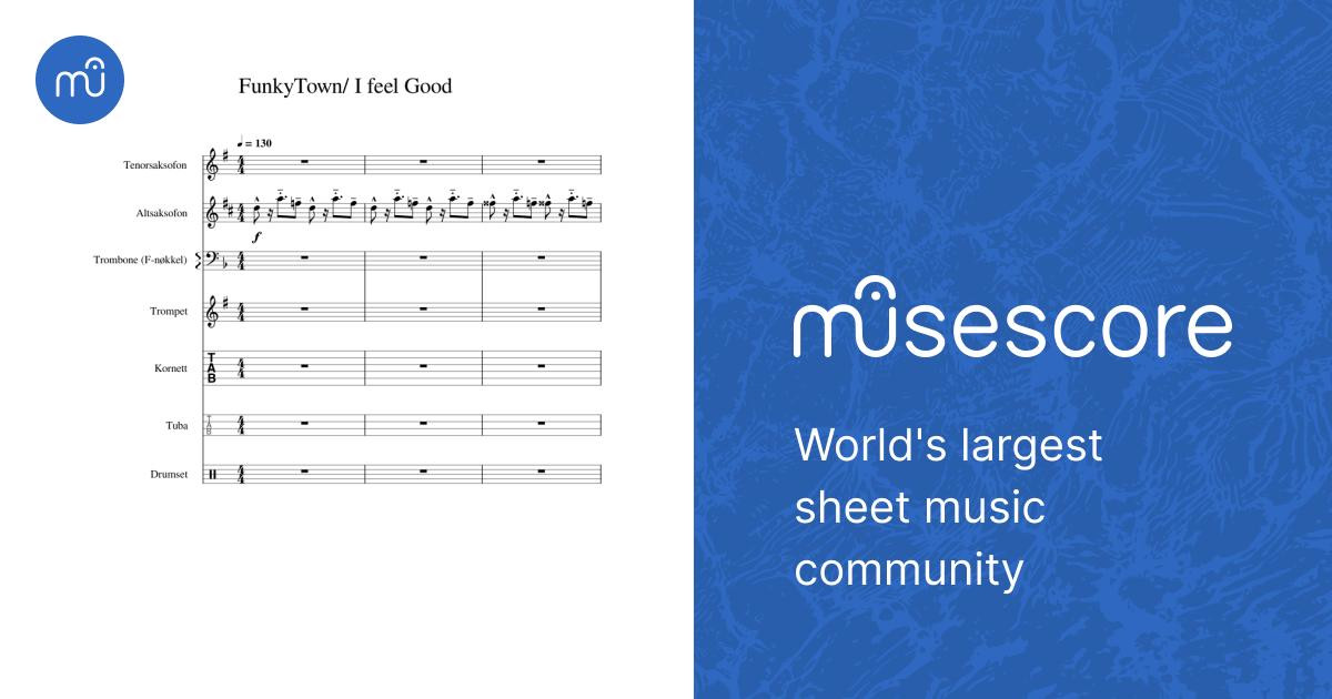Funkytown / I Feel Good – Lucky Chops Sheet music for Trombone, Tuba ...