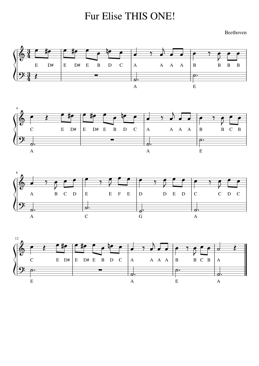 Für Elise WoO 59