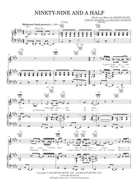Free Ninety-Nine And A Half (Won't Do) by Wilson Pickett sheet music |  Download PDF or print on Musescore.com