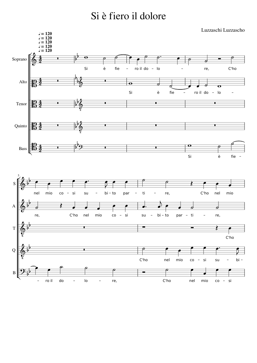 Si è fiero il dolore