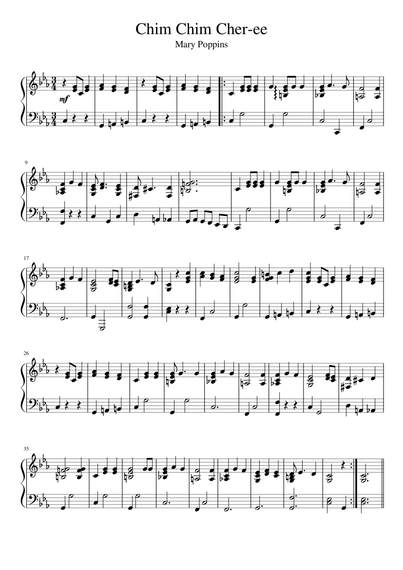 DFGDFG – DF CHIM CHÍCH CHOÈ Sheet music for Piano (Piano-Voice