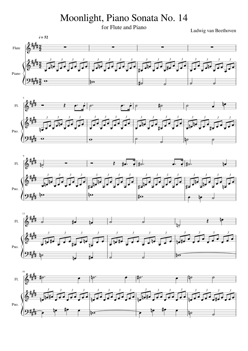 Piano Sonata No.14 Op.27 No.2
