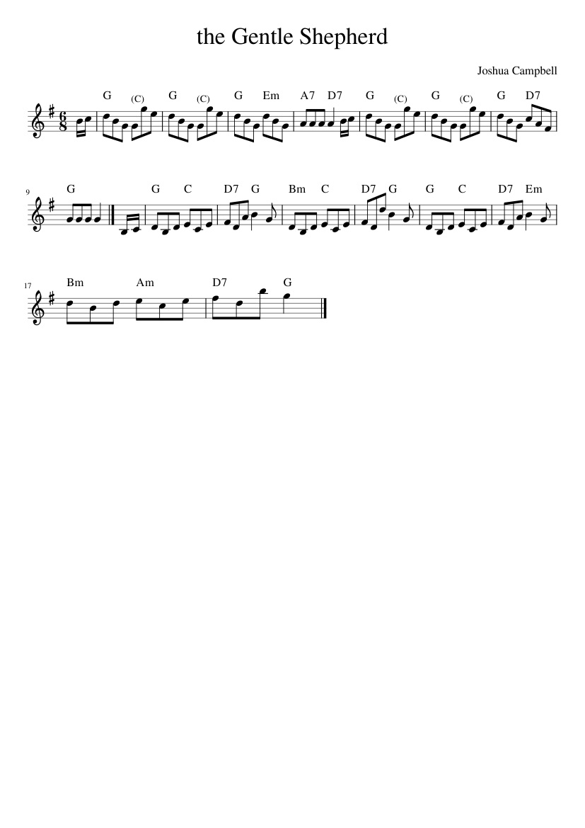 the Gentle Shepherd