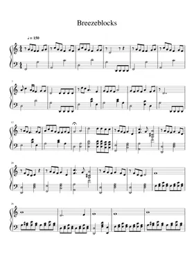 Free Alt-J sheet music | Download PDF or print on Musescore.com