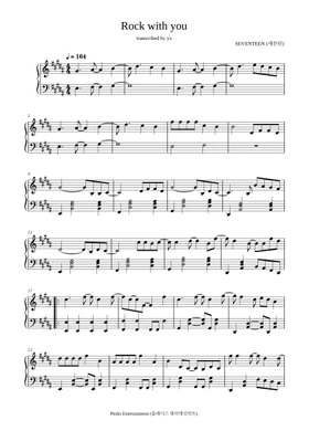 Free SEVENTEEN (세븐틴) sheet music | Download PDF or print on Musescore.com