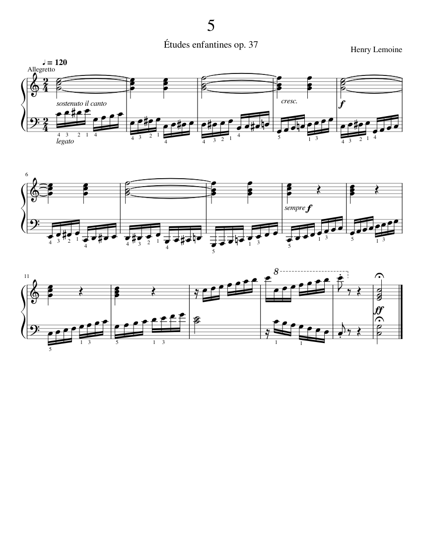 Études enfantines Op.37