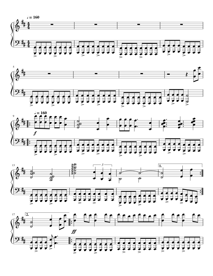 Video Game Music 1 Sheet music for Piano (Solo)