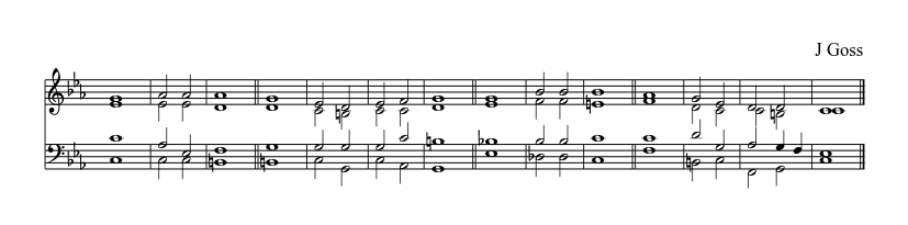Goss in C minor
