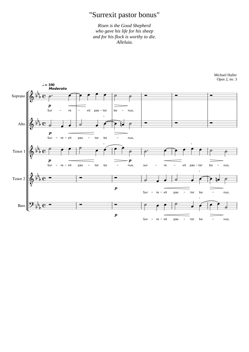 Surrexit pastor bonus