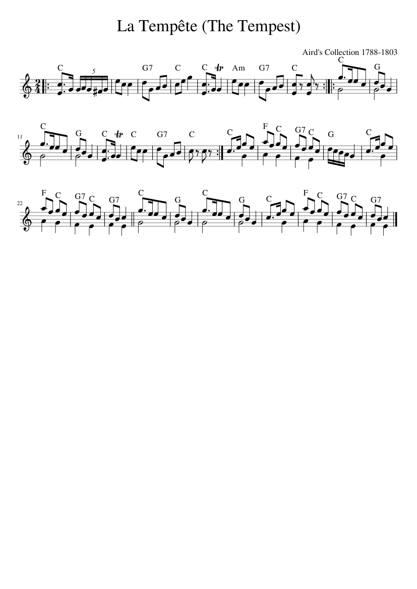 La Tempête (The Tempest)