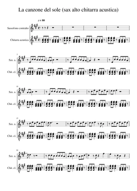 Free Lucio Battisti sheet music | Download PDF or print on Musescore.com