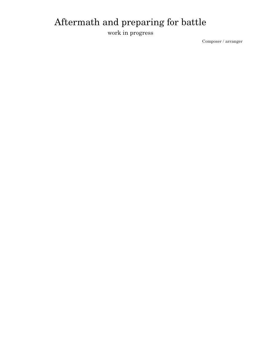 Aftermath and preparing for battle work in progress – creeprzoo Sheet ...