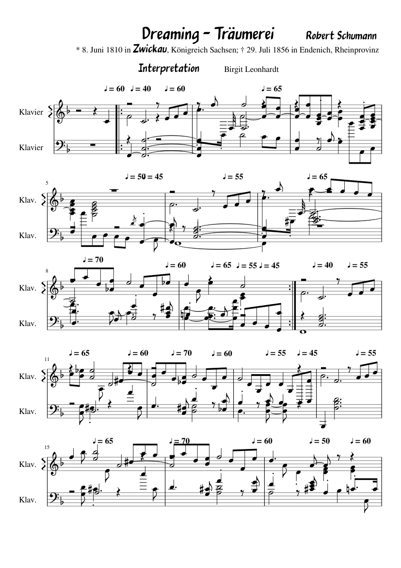 Kinderszenen Op.15