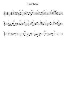 Free Dun Telve by Misc tunes sheet music | Download PDF or print on  Musescore.com