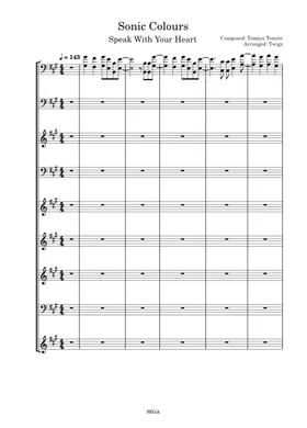 Sonic Colors sheet music  Play, print, and download in PDF or