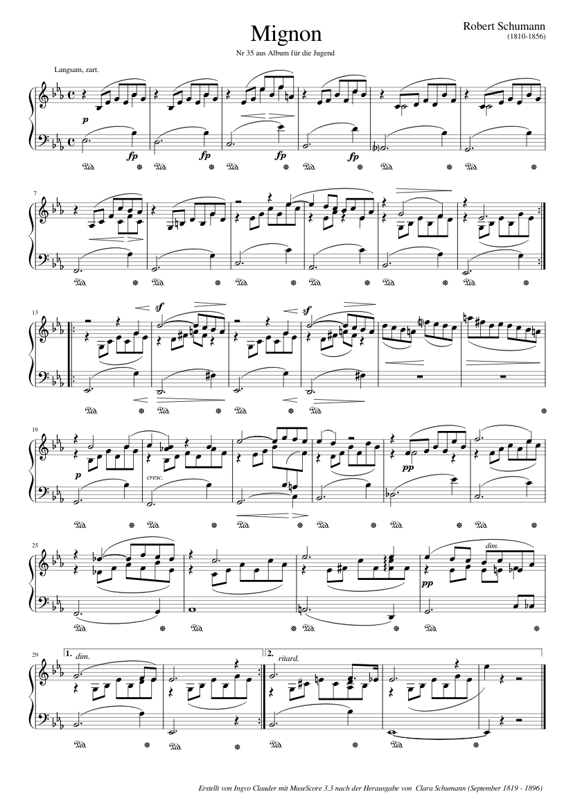 Robert-Schumann-Album-fuer-die-Jugend-Nr-35-Mignon
