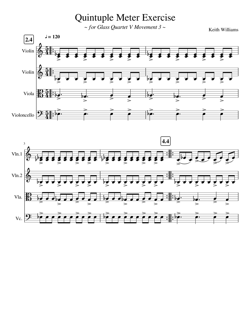 Quintuple Meter Exercise