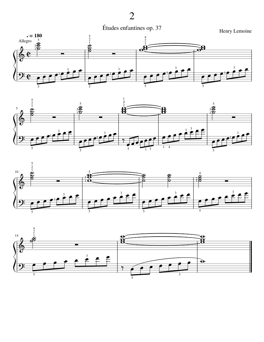 Études enfantines Op.37