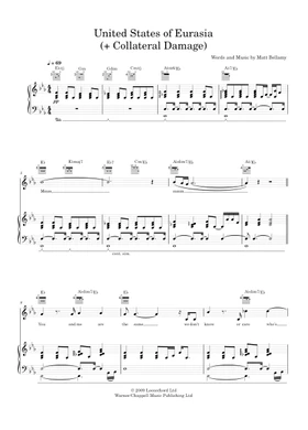 Free united states of eurasia by Muse sheet music | Download PDF or print  on Musescore.com
