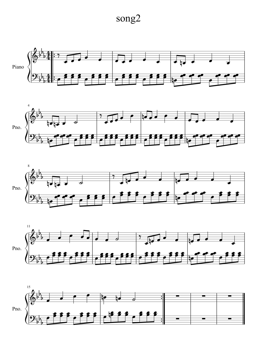 Bonetrousle Easy version for Kids Sheet music for Piano (Solo) |  Musescore.com