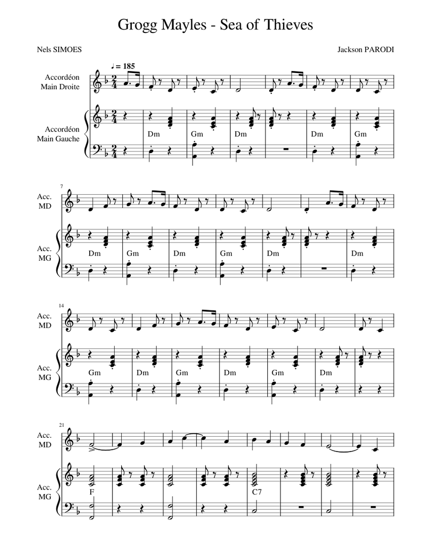 ACCORDEON SOLO Grogg Mayles Sea Of Thieves Jackson PARODI Version accordeon-solo-grogg-mayles-sea-of-thieves-jackson-parodi-version