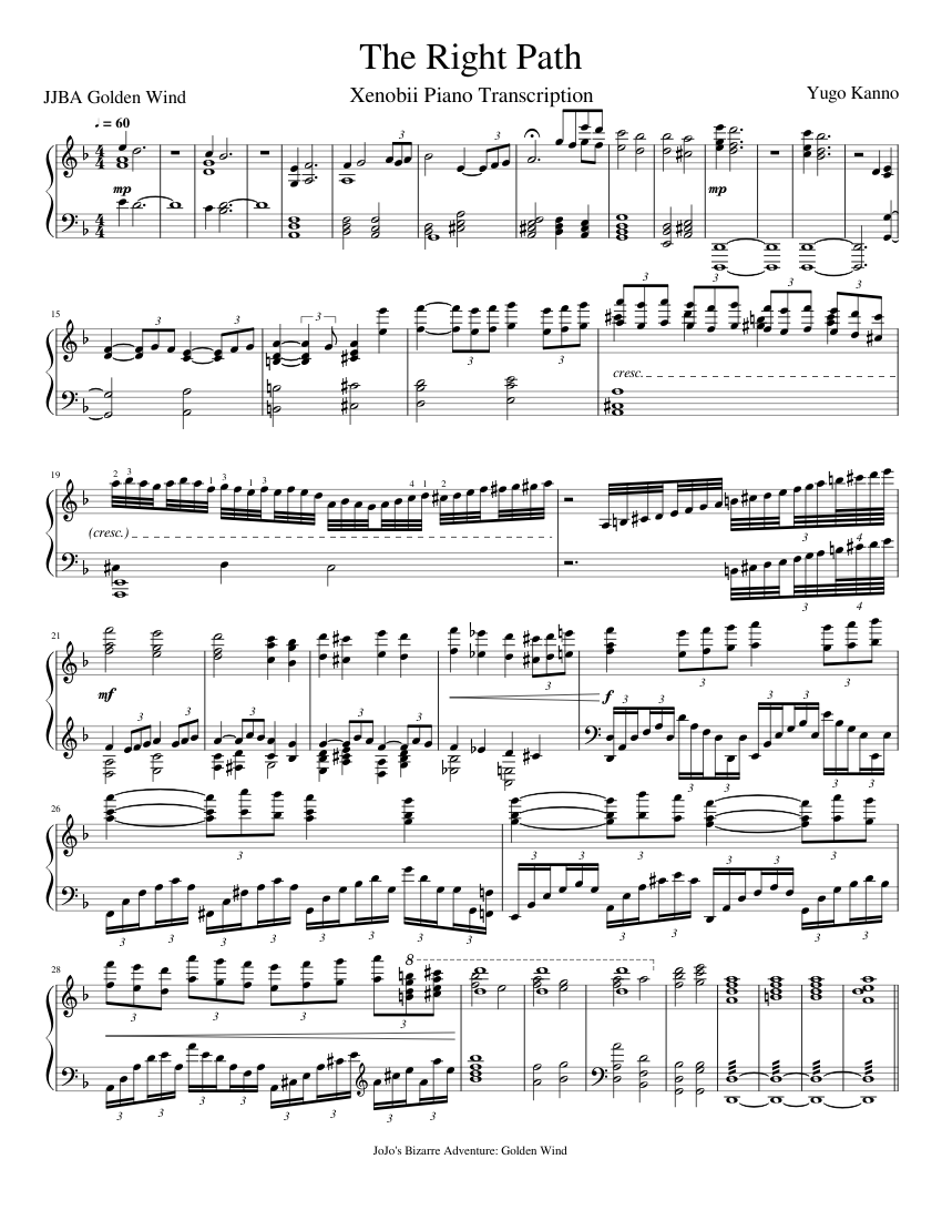 Traitor's Requiem from Jojo's Bizarre Adventure - Medium Mode [Piano  Tutorial] (Synthesia) 