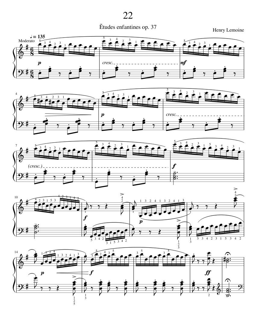 Études enfantines Op.37
