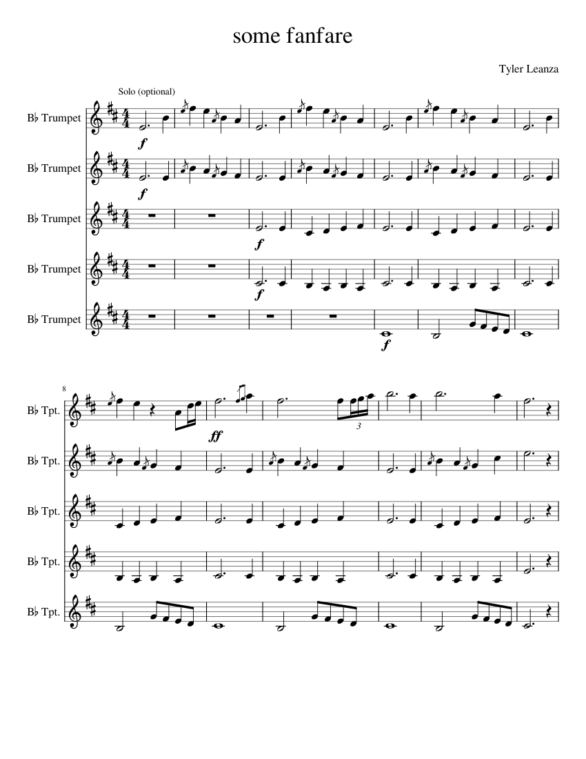 some fanfare