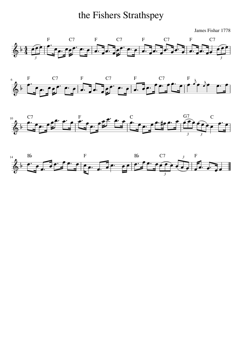 the Fishers Strathspey