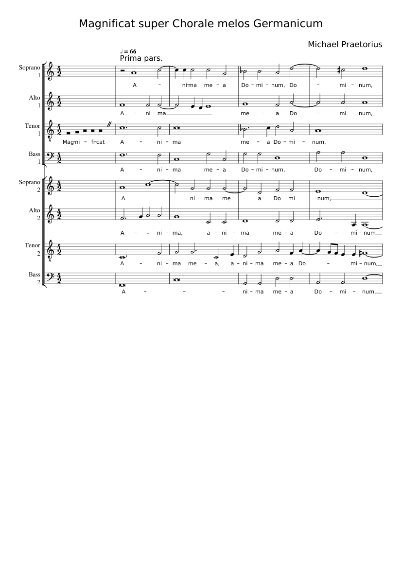 Magnificat super Chorale melos Germanicum