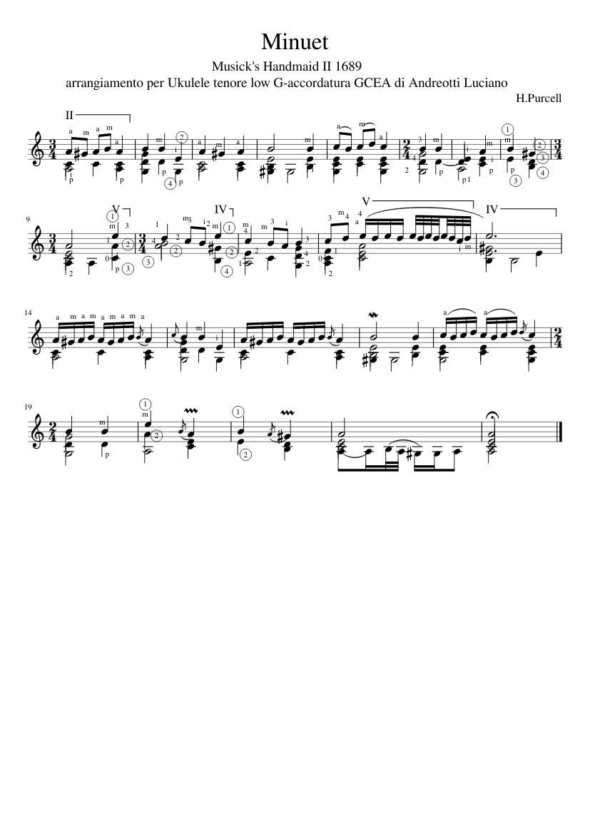 Minuet con variazione