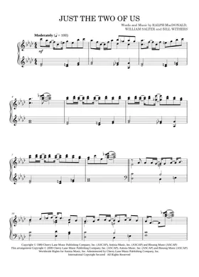 Just The Two Of Us by Bill Withers - Bass Guitar - Digital Sheet Music