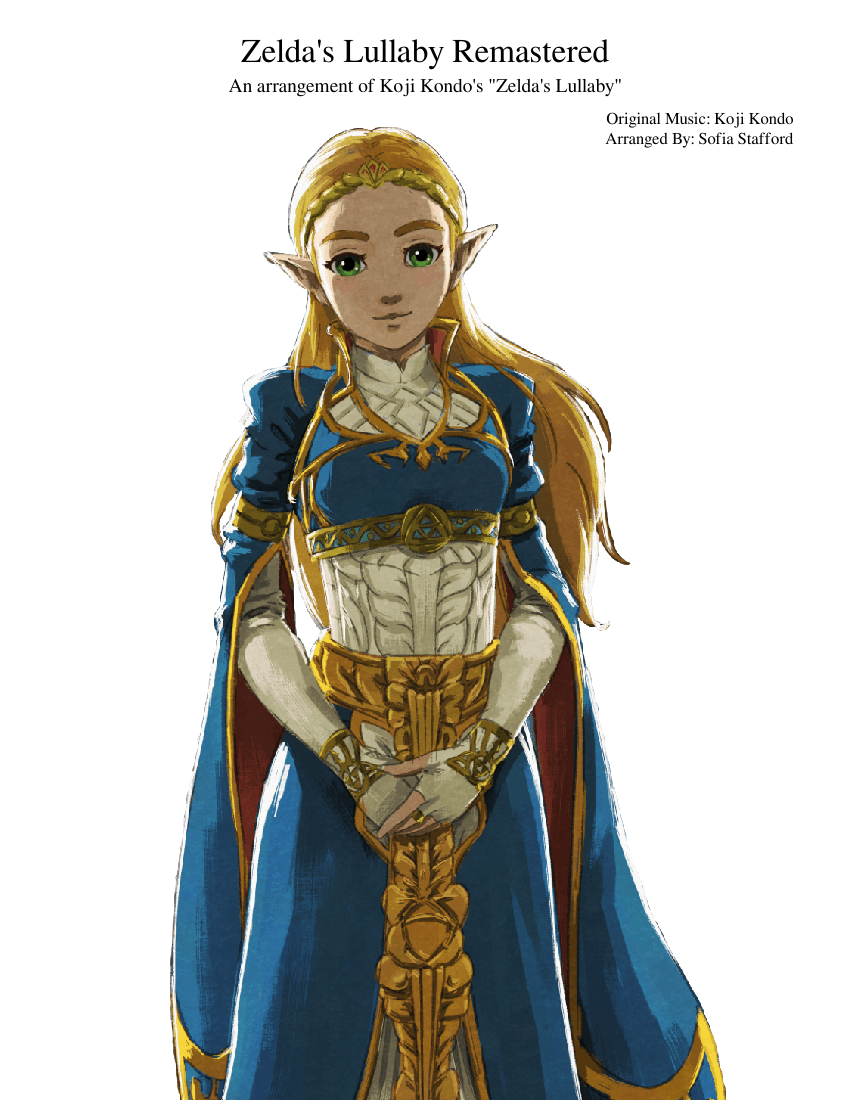 Zelda's Lullaby Remastered Sheet music for Trombone, Flute, Oboe