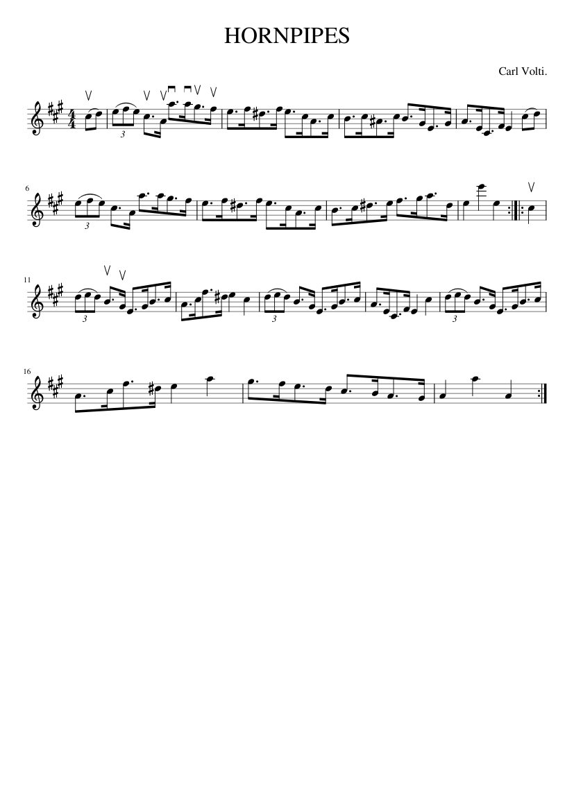 HORNPIPES